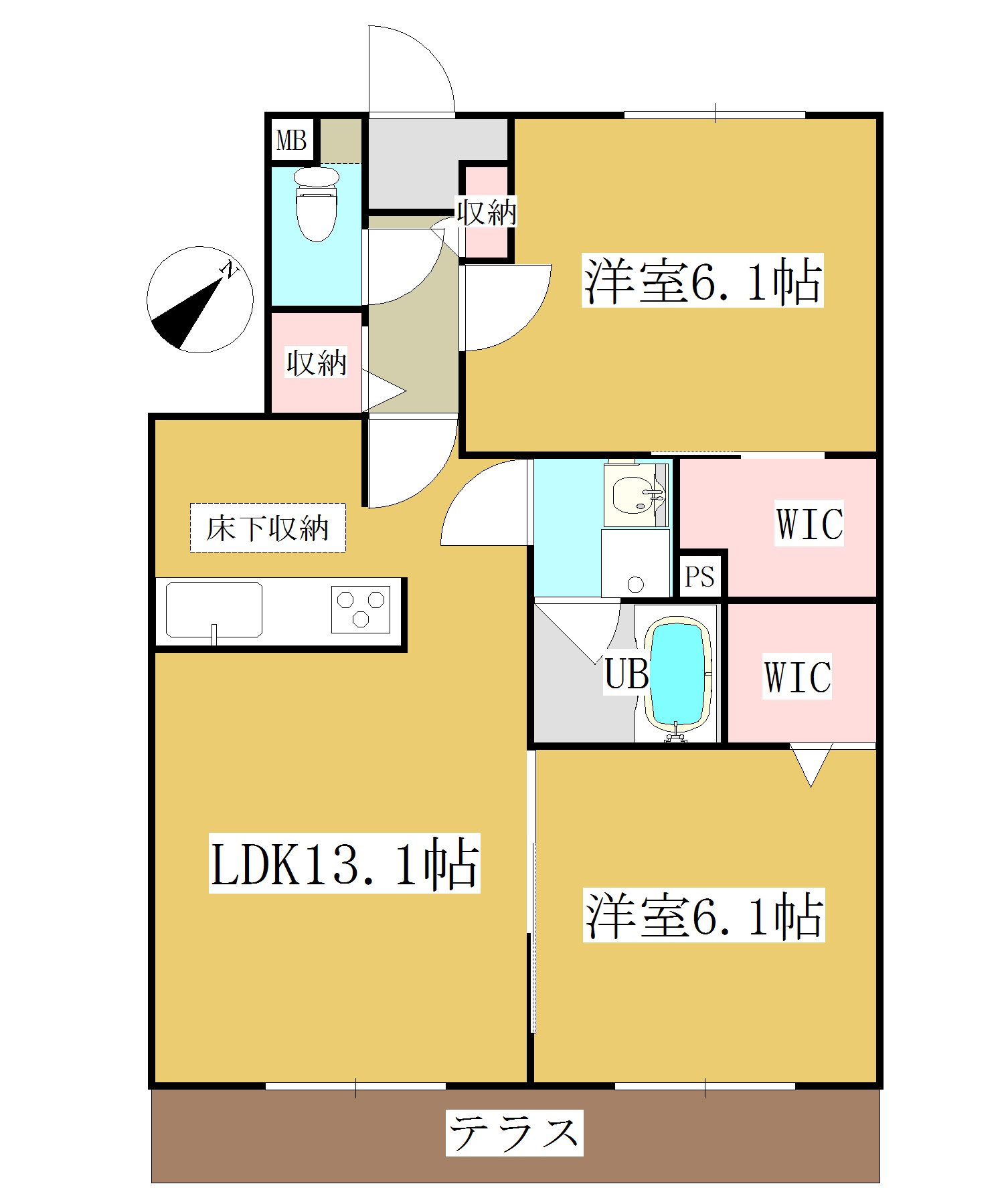 Bタイプ間取り図